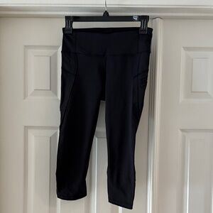 lululemon black Cropped Leggings